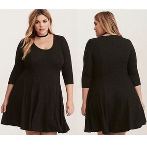 Ribbed Knit Dress